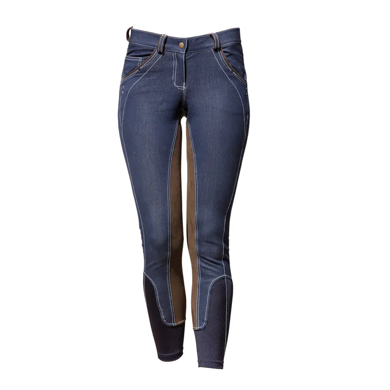 Horseware Denim Full Seat Breeches - Denim Blue